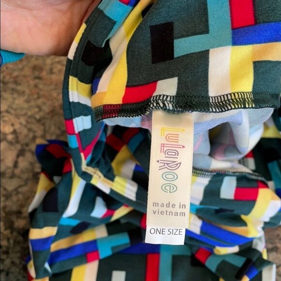 OS LuLaRoe Leggings FF62 4856 - Picture 3 of 3